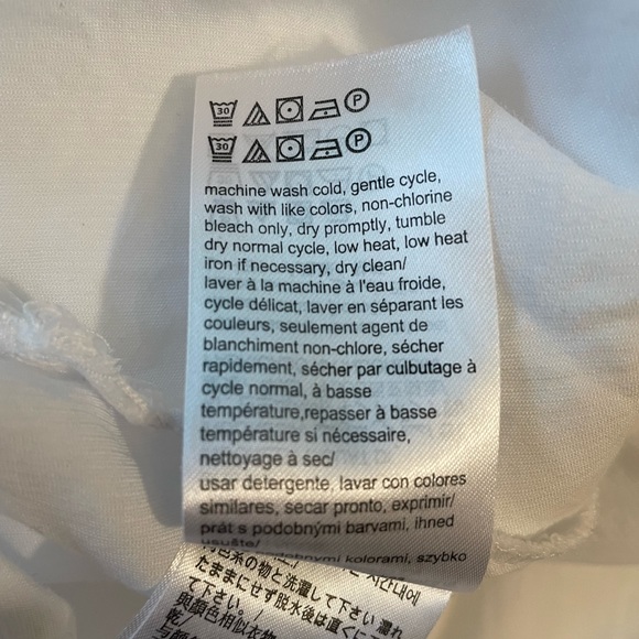 Calvin Klein Button Down Shirt with Band Collar - Picture 6 of 6